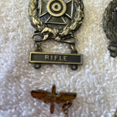 Sterling Silver WW2 Military Pins