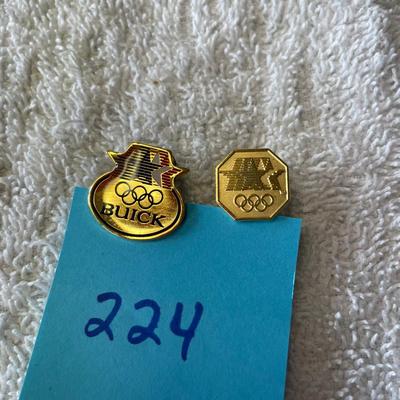Buick Olympics pins 1984