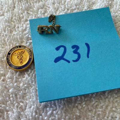 Nursing pins