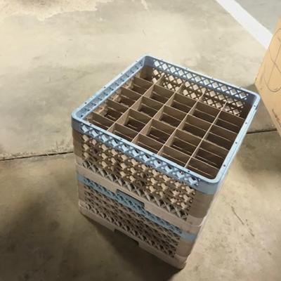 one glass ware storage container