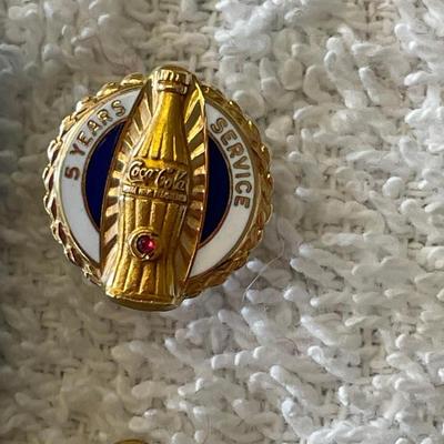 Coca-Cola COKE Award Pins 10K gold