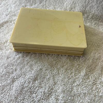 Celluloid Monogrammed Jewelry Box