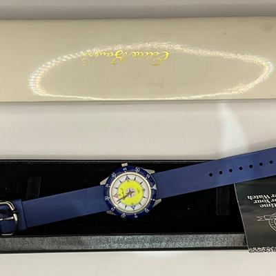 1215 NEW Eddie Bauer Watch with Blue Strap