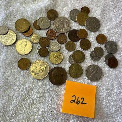 Lot of foreign Coins
