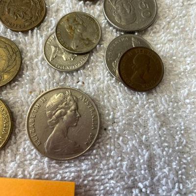 Lot of foreign Coins