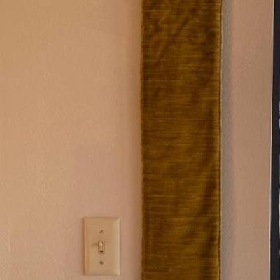 Vintage needlepoint bell pull
