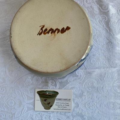 Hand thrown pottery bowl by Benner Barclay