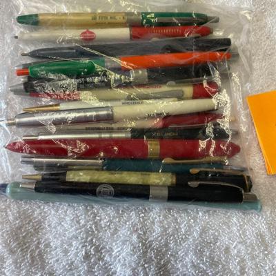 Bag of ad pens