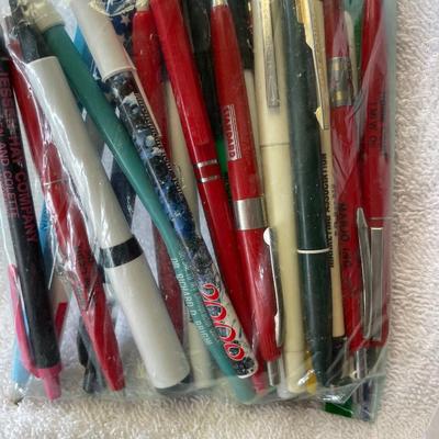 2 Bags of ad pens