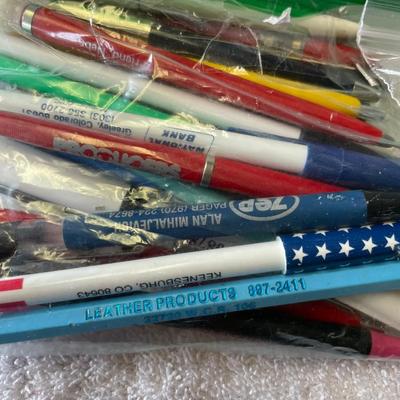 2 Bags of ad pens