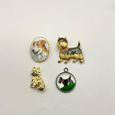 1234 Lot of Dog Pins and Pendants