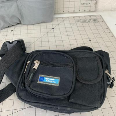 #592 Gray Chair Cushion and Fanny Pack