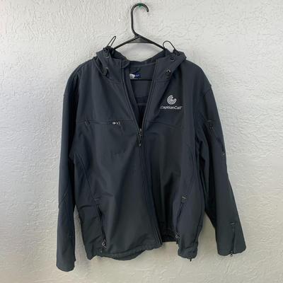 #596 Caption Call Port Authority XL Black Jacket