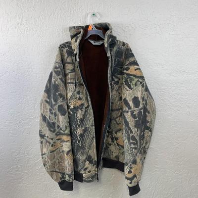 #597 Muleskins Camo Zip Up Jacket
