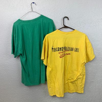 #599 Food For All "Futebol" Players and Green Tshirt