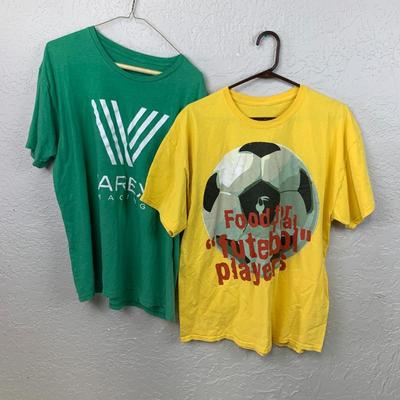 #599 Food For All "Futebol" Players and Green Tshirt