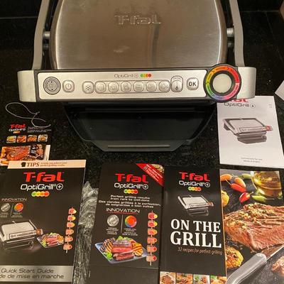 T-Fal OptiGrill 8356s1 Meat Grill Automatic Sensor Indoor Stainless Steel Grill