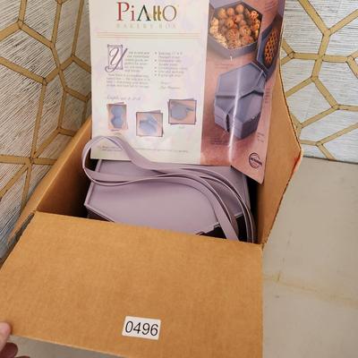 2 NOS Piatto Bakery Box Boxes
