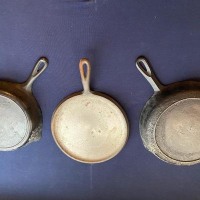Cast Iron Frying Pan Lot
