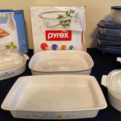 Corningware & Pyrex Lot