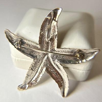 Large Sterling Silver Pendant/Broach