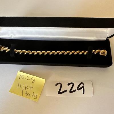 14K Gold Bracelet