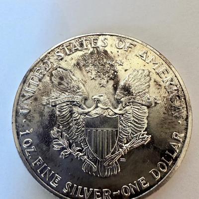 1989 Walking Liberty SILVER Coin Pair
