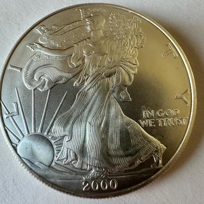 2000 Walking Liberty Silver Coin