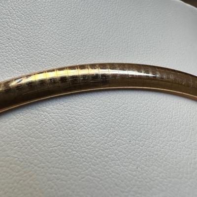 14K Gold Cobra Necklace