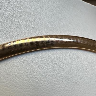 14K Gold Cobra Necklace
