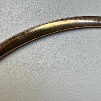 14K Gold Cobra Necklace