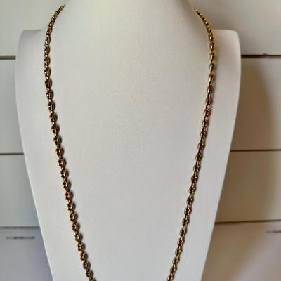 14K Gold Anchor Chain