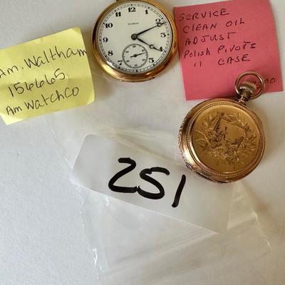 Pocket Watch Lot