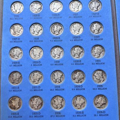 Mercury Head Dime Coin Lot