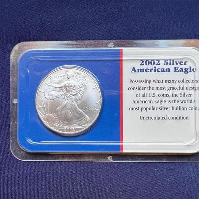 2002 Silver American Eagle Coin