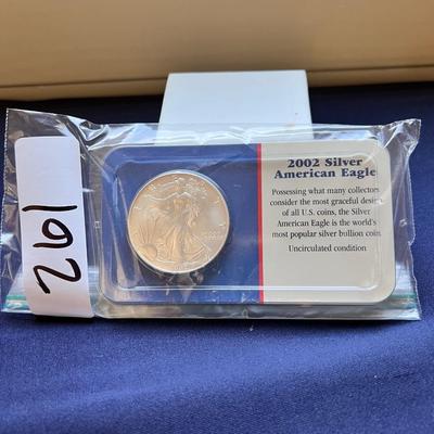 2002 Silver American Eagle Coin