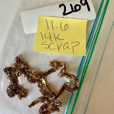 14K Gold Scrap Jewlery Lot