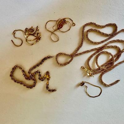 10K Gold Scrap Jewlery Lot