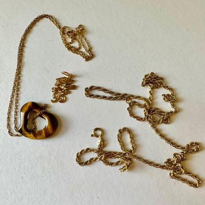 14kt gold jewlery lot