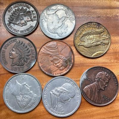 Over Sized Collectable Coin Lot