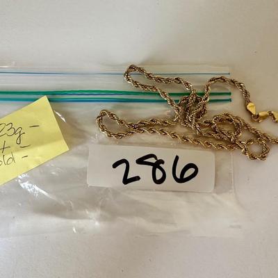 14K Gold Rope Chain