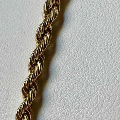 14K Gold Rope Chain
