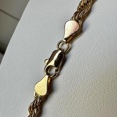 14K Gold Rope Chain