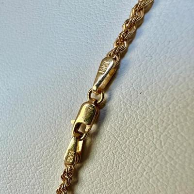 10K and 14K Gold Necklace