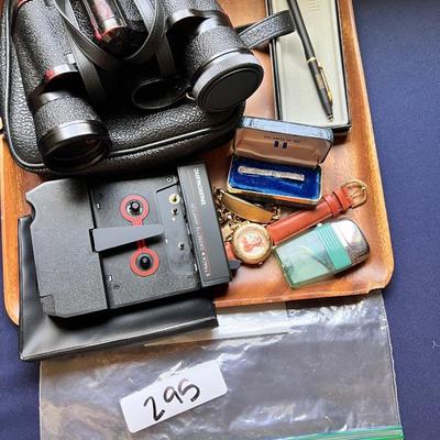 Vintage binoculars and more lot