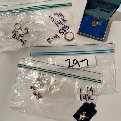 10K and 14K Gold Jewlery Lot