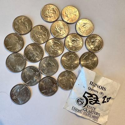 US Mint Quarter Coin Lot