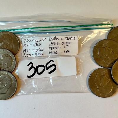 1971-1976 Eisenhower Coin Lot