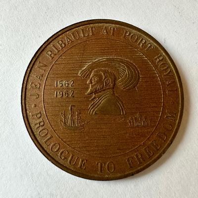 1962 Hugenot Beaufort SC Half Dollar Coin