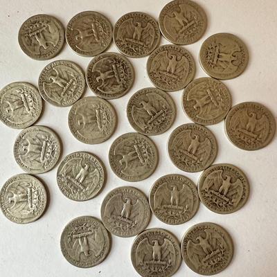 24 Qty. Washington Quarter Coin Lot